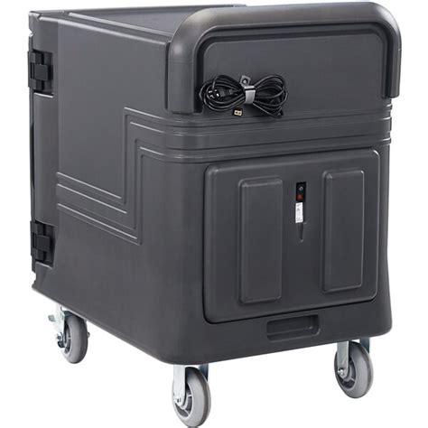 cambro electric hot box|Cambro PCULH2615 Pro Cart Ultra Charcoal Gray .